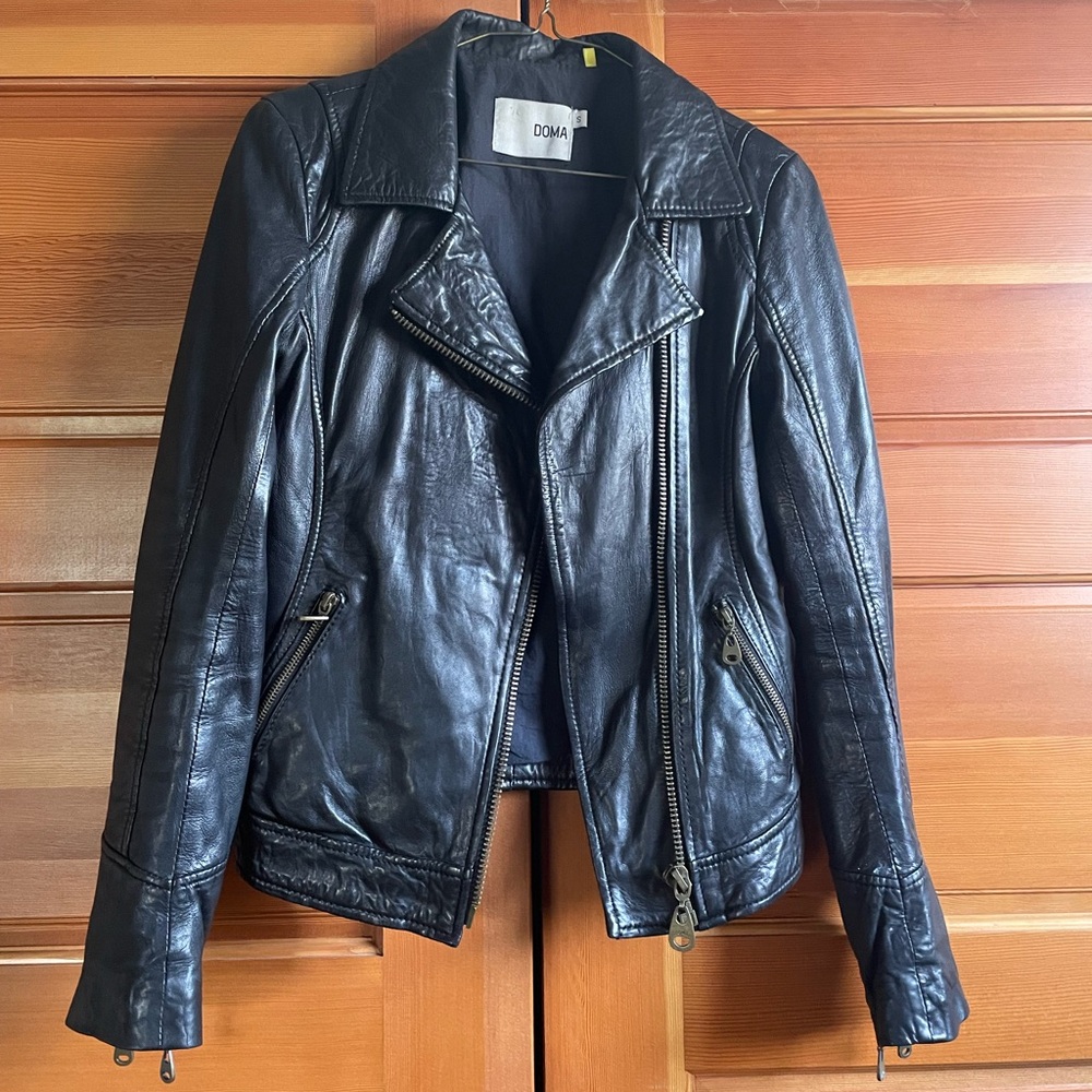 Soma Leather Biker Jacket